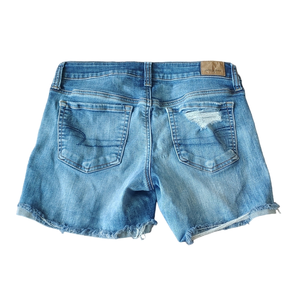 American Eagle Blue Denim Cutoff Shorts